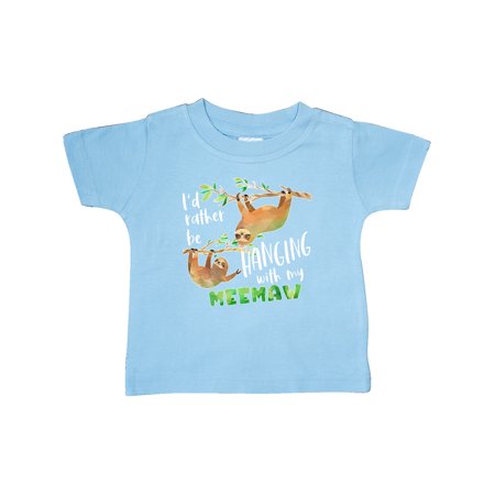 Inktastic Id Rather Be Hanging with my Meemaw- Cute Sloths Gift Baby Boy or Baby Girl T-Shirt
Inktastic Id Rather Be Hanging with my Meemaw- Cute Sloths Gift Baby Boy or Baby Girl T-Shirt