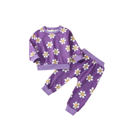 Bagilaanoe 2Pcs Toddler Baby Long Pants Set Long Sleeve Pullover Tops Trousers 3M 6M 12M 18M 24M 3T Flower Pattern Casual Outfits
Bagilaanoe 2Pcs Toddler Baby Long Pants Set Long Sleeve Pullover Tops Trousers 3M 6M 12M 18M 24M 3T Flower Pattern Casual Outfits
