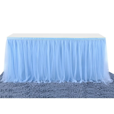 YJ.GWL Tulle Table Skirt Tutu Tablecloths Cover Up for Home Kitchen Party Halloween Wedding Birthday Party Decoration 9Ft
YJ.GWL Tulle Table Skirt Tutu Tablecloths Cover Up for Home Kitchen Party Halloween Wedding Birthday Party Decoration 9Ft