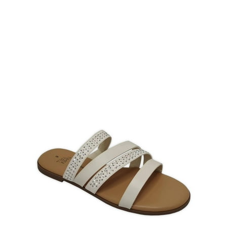 Time and Tru Women s Core Strappy Sandals 
Time and Tru Women s Core Strappy Sandals