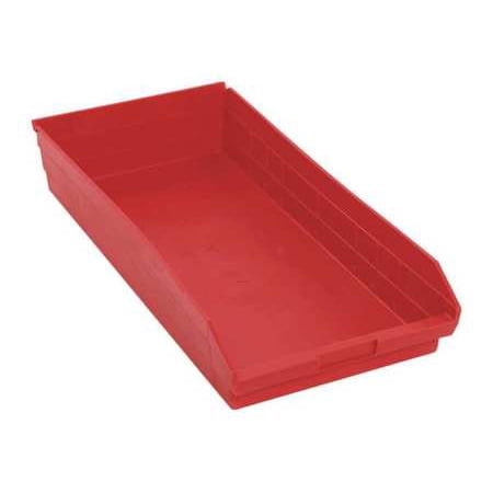 Shelf Bin 23-5/8 In. L 4 In. H Red