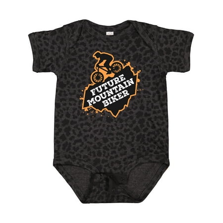 Inktastic Biking Future Mountain Biker Gift Baby Boy Bodysuit