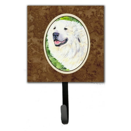 Caroline's Treasures Great Pyrenees Leash Holder and Key Hook