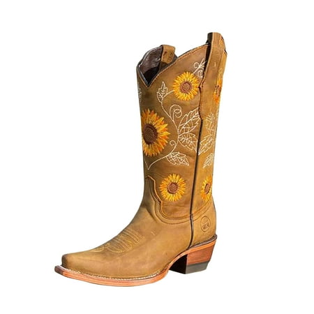 Goxfaca Women Martin Boots Thick Stacked Heel Widely Used Casual Boots