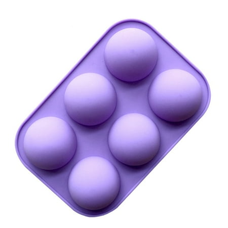 6 Hole Half Ball Shape Classic Silicone Cake Mold Molds For Chocolate Cake Jelly Scented Candle Plaster And Soap
6 Hole Half Ball Shape Classic Silicone Cake Mold Molds For Chocolate Cake Jelly Scented Candle Plaster And Soap