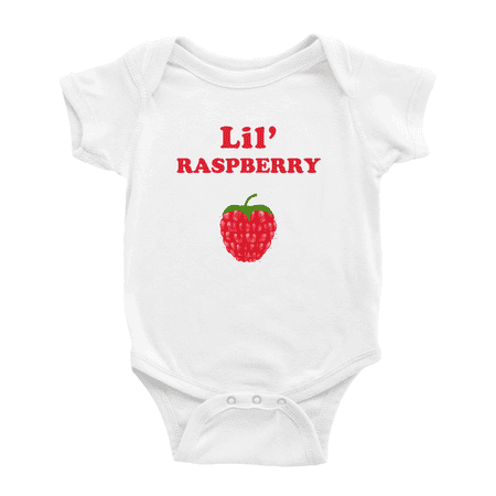 Cute Baby Bodysuit Lil Raspberry Fruit Funny Boy & Gril Baby Jumpsuit Bodysuit (White 18-24 Months)
Cute Baby Bodysuit Lil Raspberry Fruit Funny Boy & Gril Baby Jumpsuit Bodysuit (White 18-24 Months)