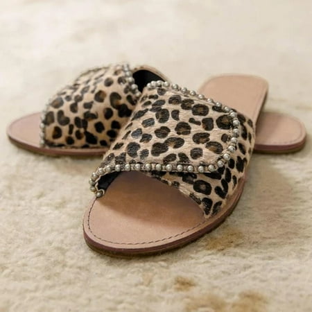 EQWLJWE Women s Ladies Fashion Casual Flat Leopard Shoes Slippers Peep Toe Sandals Women s Slippers Holiday Clearance
EQWLJWE Women s Ladies Fashion Casual Flat Leopard Shoes Slippers Peep Toe Sandals Women s Slippers Holiday Clearance