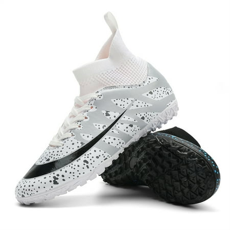 Boy s Soccer Shoes Kids Football Boots Cleats High-Top Spikes Soccer Shoes Girls Outdoor Athletic Training Sneakers
Boy s Soccer Shoes Kids Football Boots Cleats High-Top Spikes Soccer Shoes Girls Outdoor Athletic Training Sneakers
