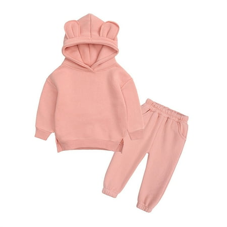 EnJoCho School Clothes for Baby Kids Outfit Soft Cotton Warm Crewneck Long Sleeve Hooded Solid Color Sweatshirt Set Clothes Set for Boys Or Girls Baby Kids Party Comfort Clothing Trendy Set
EnJoCho School Clothes for Baby Kids Outfit Soft Cotton Warm Crewneck Long Sleeve Hooded Solid Color Sweatshirt Set Clothes Set for Boys Or Girls Baby Kids Party Comfort Clothing Trendy Set