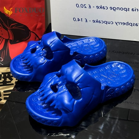 MINM New Summer Personalized Skull Slides for Women Men Soft EVA Could Slipper Flat Unisex Beach Sandals Casual Couple Fun Flip Flops
MINM New Summer Personalized Skull Slides for Women Men Soft EVA Could Slipper Flat Unisex Beach Sandals Casual Couple Fun Flip Flops