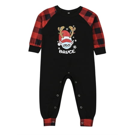 Frobukio Christmas Family Parent-child Pajamas Cartoon Letter Print Long Sleeve Tops Plaid Pants Homewear Red Baby 9-12 Months
Frobukio Christmas Family Parent-child Pajamas Cartoon Letter Print Long Sleeve Tops Plaid Pants Homewear Red Baby 9-12 Months