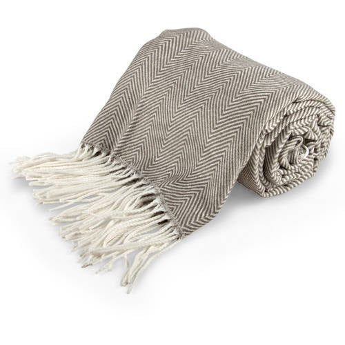 Better Homes & Gardens Woven Fringe Throw Blanket, 1 Each