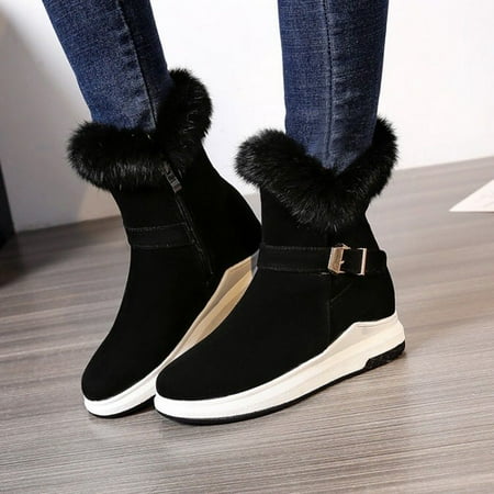 Alueeu Women s Snow Boots Women s Winter Fashion Zip Up Snow Boots Ladies Outdoor Solid Wedge Warm Shoes
Alueeu Women s Snow Boots Women s Winter Fashion Zip Up Snow Boots Ladies Outdoor Solid Wedge Warm Shoes
