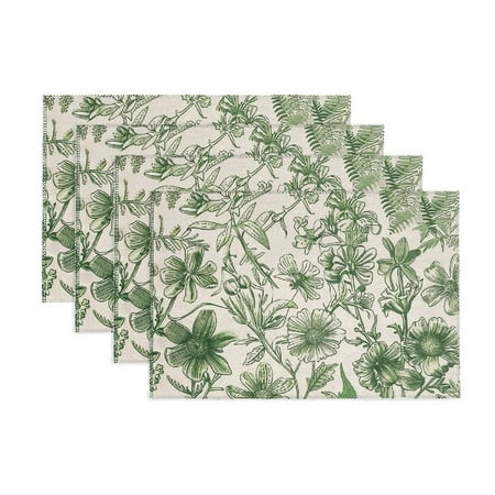 Leisuo Floral Pattern Table Mats Washable for Party Kitchen Dining Decoration Placemats Set of 4 11.8*17.7in
Leisuo Floral Pattern Table Mats Washable for Party Kitchen Dining Decoration Placemats Set of 4 11.8*17.7in