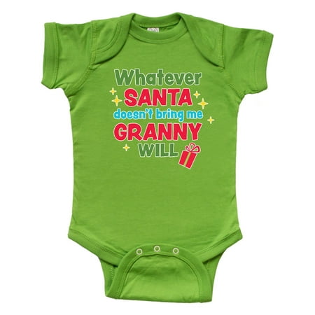 Inktastic Christmas Whatever Santa Doesn t Bring Me Granny Will Gift Baby Boy or Baby Girl Bodysuit
Inktastic Christmas Whatever Santa Doesn t Bring Me Granny Will Gift Baby Boy or Baby Girl Bodysuit