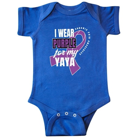Inktastic Chronic Pain I Wear Purple For My Yaya Gift Baby Boy or Baby Girl Bodysuit
Inktastic Chronic Pain I Wear Purple For My Yaya Gift Baby Boy or Baby Girl Bodysuit