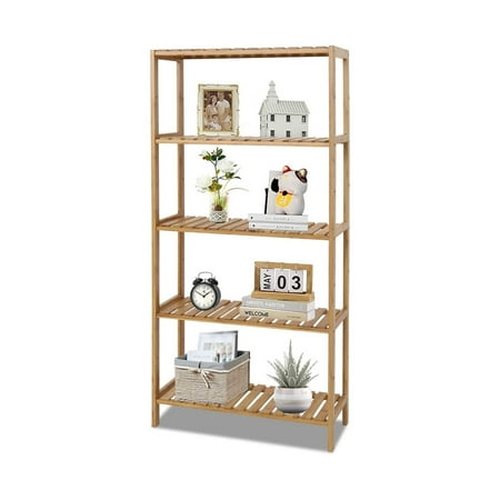 MYXIO 5-Tier Storage Shelving Rack Utility Shelf Multifunctional Bamboo Rack for Bathroom Kitchen Living Room
MYXIO 5-Tier Storage Shelving Rack Utility Shelf Multifunctional Bamboo Rack for Bathroom Kitchen Living Room