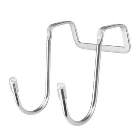 Stainless Steel Over Door Hook Reversible-Clothes Rack Coat Drawer-Hangers-- X9T0
Stainless Steel Over Door Hook Reversible-Clothes Rack Coat Drawer-Hangers-- X9T0