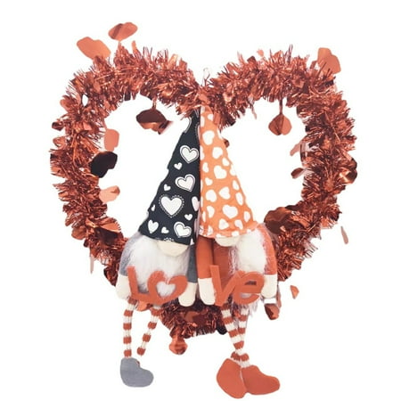 OCUhome Garland Pendant Decorative Garland Pendant Anti-fade Polyester Love Heart Shape Design Gnome Doll Wreaths for Valentine s Day
OCUhome Garland Pendant Decorative Garland Pendant Anti-fade Polyester Love Heart Shape Design Gnome Doll Wreaths for Valentine s Day