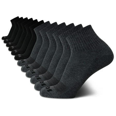 AND 1 Men s Socks - Athletic Cushion Quarter Cut Ankle Socks (12 Pack) Size Shoe size: 6-12.5 Black/Grey
AND 1 Men s Socks - Athletic Cushion Quarter Cut Ankle Socks (12 Pack) Size Shoe size: 6-12.5 Black/Grey