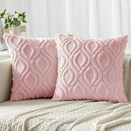 MIULEE Light Pink Throw Pillow Covers 16x16 Inch Soft Plush Faux Wool Couch Pillow Covers Set of 2 Decorative Farmhouse Boho Throw Pillows for Sofa Living Room Bed
MIULEE Light Pink Throw Pillow Covers 16x16 Inch Soft Plush Faux Wool Couch Pillow Covers Set of 2 Decorative Farmhouse Boho Throw Pillows for Sofa Living Room Bed