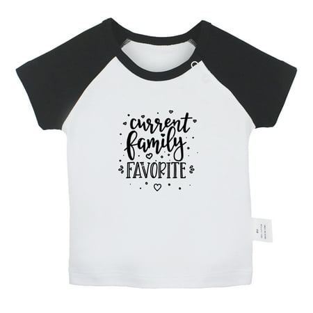Current Family Favorite Funny T shirt For Baby Newborn Babies T-shirts Infant Tops 0-24M Kids Graphic Tees Clothing (Short Black Raglan T-shirt 12-18 Months)
Current Family Favorite Funny T shirt For Baby Newborn Babies T-shirts Infant Tops 0-24M Kids Graphic Tees Clothing (Short Black Raglan T-shirt 12-18 Months)