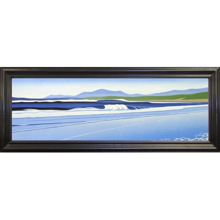 Far Horizon-RONPAR71138 Print 5"x15.5" by Ron Parker in a Black Grande