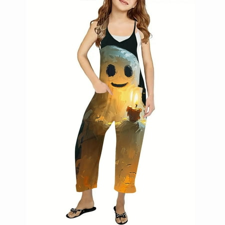 Ganfancp Girls Soft & Breathable Sleeveless Jumpsuits with Pockets Stylish Casual Rompers for 5-14 Years Perfect for Daily Wear & Events Holiday Deals
Ganfancp Girls Soft & Breathable Sleeveless Jumpsuits with Pockets Stylish Casual Rompers for 5-14 Years Perfect for Daily Wear & Events Holiday Deals
