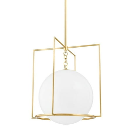 1 Light Large Pendant-19.25 inches Tall and 17.25 inches Wide-Polished Nickel Finish Bailey Street Home 735-Bel-4927010
1 Light Large Pendant-19.25 inches Tall and 17.25 inches Wide-Polished Nickel Finish Bailey Street Home 735-Bel-4927010