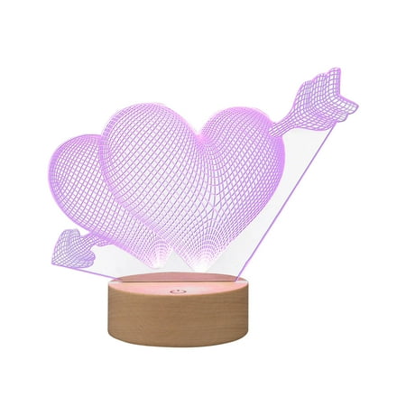 Home Decor Valentine S Day Gift 3D Night Led Colorful Gradient Remote Night Light Valentines Day Decor Pc Abs Wood
Home Decor Valentine S Day Gift 3D Night Led Colorful Gradient Remote Night Light Valentines Day Decor Pc Abs Wood