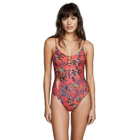 Ella Moss Women's Floral Romance One Piece Swimsuit SZ L