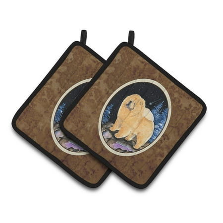 Carolines Treasures SS8454PTHD Starry Night Chow Chow Pair of Pot Holders 7.5HX7.5W multicolor
Carolines Treasures SS8454PTHD Starry Night Chow Chow Pair of Pot Holders 7.5HX7.5W multicolor
