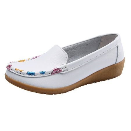 SEMIMAY Slip On Women Comfort Walking Flat Loafers Casual Shoes Driving Loafers Walking Shoes For Women White
SEMIMAY Slip On Women Comfort Walking Flat Loafers Casual Shoes Driving Loafers Walking Shoes For Women White