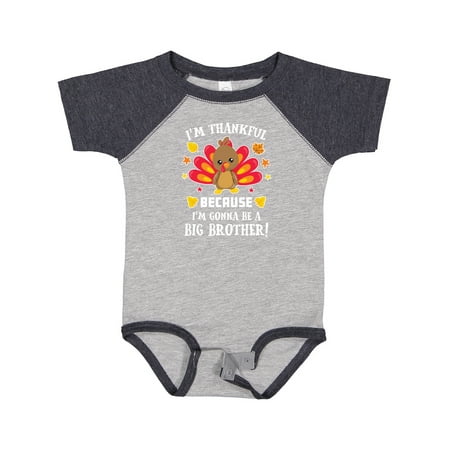 Inktastic Thanksgiving I m Thankful Because I m Gonna Be a Big Brother Gift Baby Boy or Baby Girl Bodysuit
Inktastic Thanksgiving I m Thankful Because I m Gonna Be a Big Brother Gift Baby Boy or Baby Girl Bodysuit
