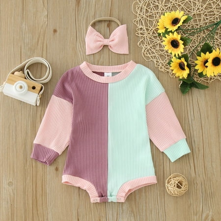 NIUREDLTD Baby Girls Boys Patchwork Autumn Long Sleeve Romper Bodysuit Headbands Clothes
NIUREDLTD Baby Girls Boys Patchwork Autumn Long Sleeve Romper Bodysuit Headbands Clothes