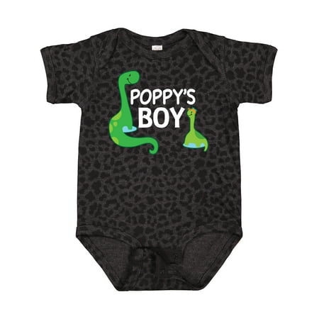 Inktastic Poppy s Boy Grandson Gift Baby Boy Bodysuit