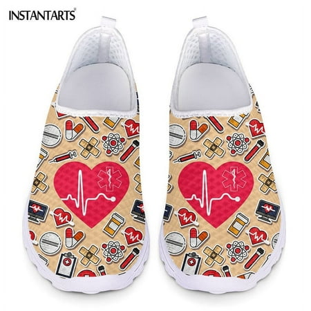New Style Women Flats Shoes Nursing Heart Rate Printing Casual Footwear Female Nurse Print Shoe Sneakers Light
New Style Women Flats Shoes Nursing Heart Rate Printing Casual Footwear Female Nurse Print Shoe Sneakers Light