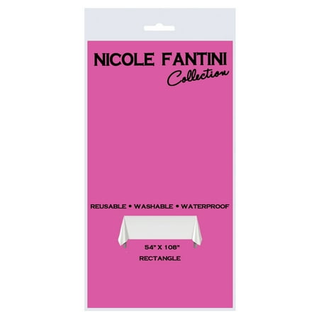 Nicole Fantini Collection Disposable Plastic Tablecloth Rectangle 54 x 108 (Hot Pink)
Nicole Fantini Collection Disposable Plastic Tablecloth Rectangle 54 x 108 (Hot Pink)