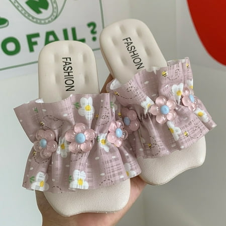 kpoplk Sandals For Toddler Girls Children Slippers Small Fresh Princess Versatile Fashion Fairy Beach Toddler Walking Shoes(Purple)
kpoplk Sandals For Toddler Girls Children Slippers Small Fresh Princess Versatile Fashion Fairy Beach Toddler Walking Shoes(Purple)
