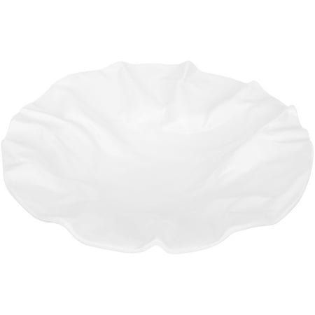 Bestonzon Dessert Display Plate Salad Serving Plate Creative Shaped Ceramic Plate Exquisite Pasta Plate