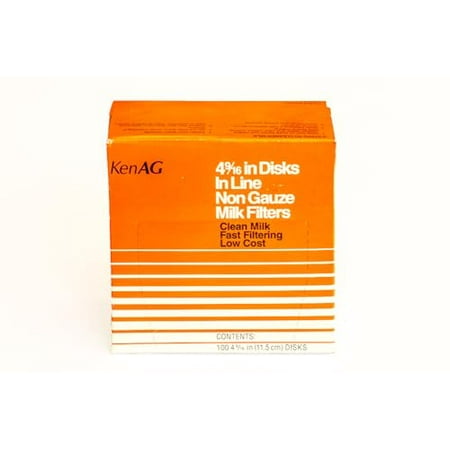 Shenandoah Homestead Supply Kenag Milk Filter Disks 4-9/16 (100 disks) (10 Pack)
Shenandoah Homestead Supply Kenag Milk Filter Disks 4-9/16 (100 disks) (10 Pack)