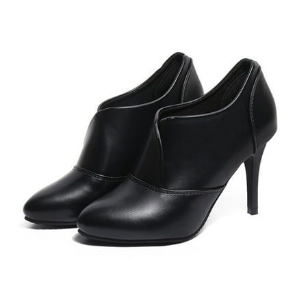 High Heel Winter Boots For Women Elegant Dress Shoes Pointed Toe Ankle Boots 38 Black
High Heel Winter Boots For Women Elegant Dress Shoes Pointed Toe Ankle Boots 38 Black