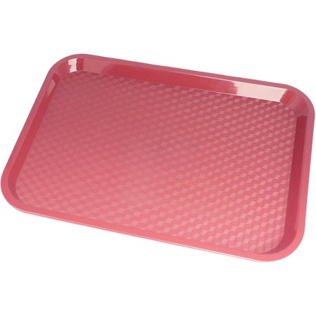 Cambro 12" x 16" Fast Food Trays, 24PK, Blush, 1216FF-409