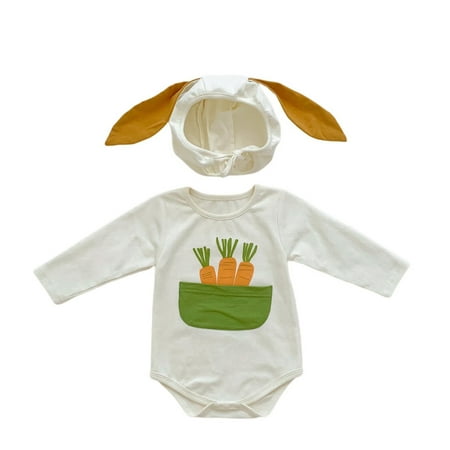 Toddler Outfits Sets For Teens Baby Boys Girls Cartoon Long Sleeves Romper Bodysuit With Cute Rabbit Hat 2Pcs Kids Clothes Suit
Toddler Outfits Sets For Teens Baby Boys Girls Cartoon Long Sleeves Romper Bodysuit With Cute Rabbit Hat 2Pcs Kids Clothes Suit