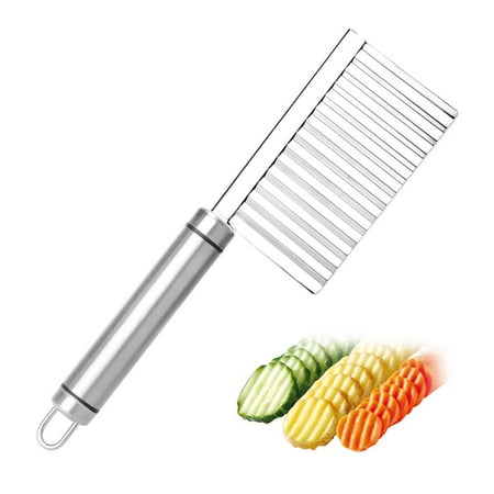 Bellaven Crinkle Cut knife Stainless Steel Crinkle Cutting tool Fruit And Vegetable Wavy Chopper Knife Wave Slicer Steel Blade
Bellaven Crinkle Cut knife Stainless Steel Crinkle Cutting tool Fruit And Vegetable Wavy Chopper Knife Wave Slicer Steel Blade