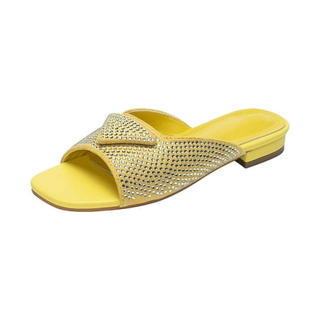 CBGELRT Sandles Womens Slip On Sandals 6 Women s Beach Sandals Hollow Casual Slippers Flat Shoes Retro Sandals Rhinestone Slippers Women Flat Sandals
CBGELRT Sandles Womens Slip On Sandals 6 Women s Beach Sandals Hollow Casual Slippers Flat Shoes Retro Sandals Rhinestone Slippers Women Flat Sandals