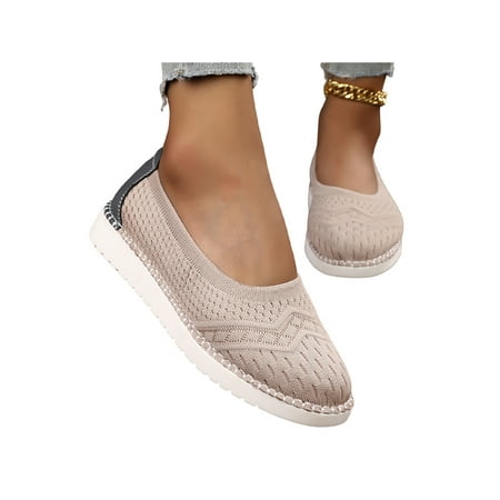 Daeful Women s Flats Comfort Casual Shoes Slip On Walking Shoe Travel Lightweight Non-slip Mesh Apricot 7.5
Daeful Women s Flats Comfort Casual Shoes Slip On Walking Shoe Travel Lightweight Non-slip Mesh Apricot 7.5