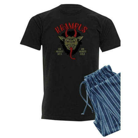 CafePress - Krampus Face Naughty Pajamas - Men s Dark Pajamas