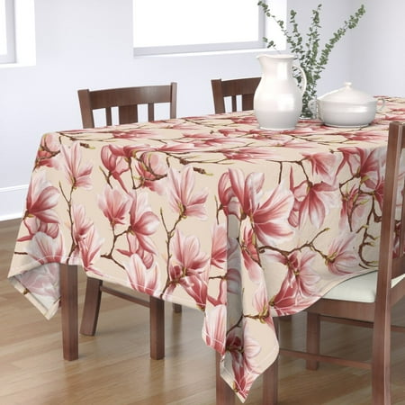 Cotton Sateen Tablecloth 70 x 120 - Cream Watercolor Spring Flowers Garden Dusty Pink Print Custom Table Linens by Spoonflower
Cotton Sateen Tablecloth 70 x 120 - Cream Watercolor Spring Flowers Garden Dusty Pink Print Custom Table Linens by Spoonflower