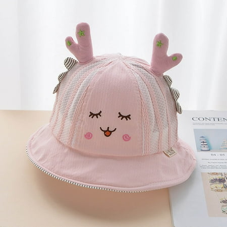 TOWED22 Deer Hat 3D Girls Boys Cap Cartoon Cap Baby Bucket Baby Sunscreen Baby Care Kids Summer Hat Pink
TOWED22 Deer Hat 3D Girls Boys Cap Cartoon Cap Baby Bucket Baby Sunscreen Baby Care Kids Summer Hat Pink